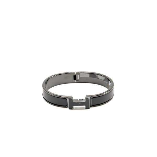 Hermes Size T5 Clic HH Bracelet So Black