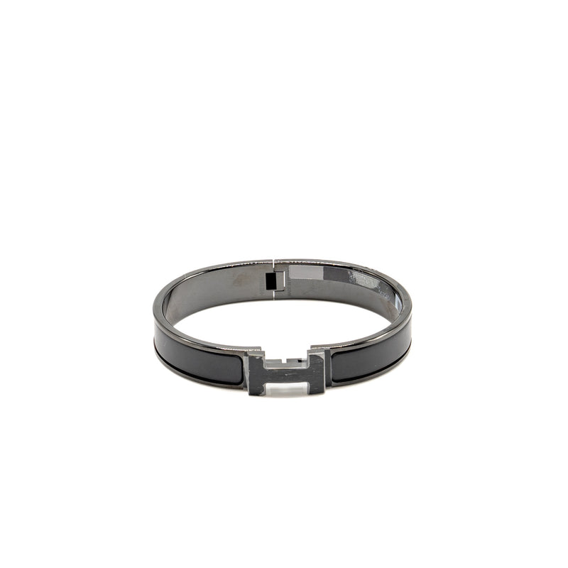 Hermes Size T5 Clic HH Bracelet So Black
