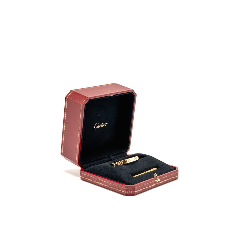 Cartier size 15 love bracelet classic model yellow gold