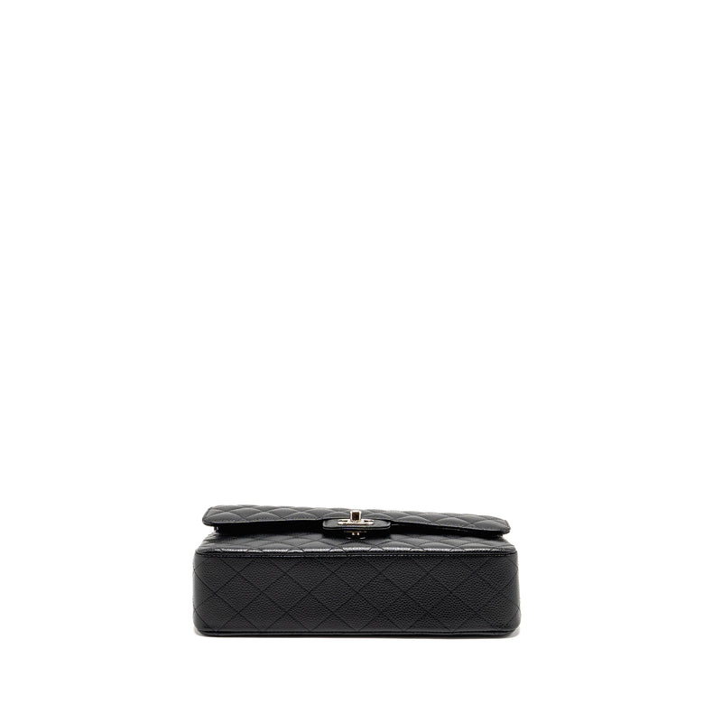 Chanel Medium Classic Double Flap Bag Caviar Black SHW