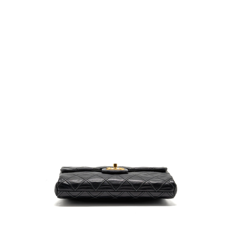 Chanel Thin City Flap Bag Lambskin Black GHW
