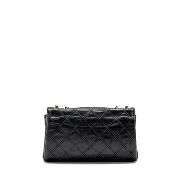 Chanel Thin City Flap Bag Lambskin Black GHW