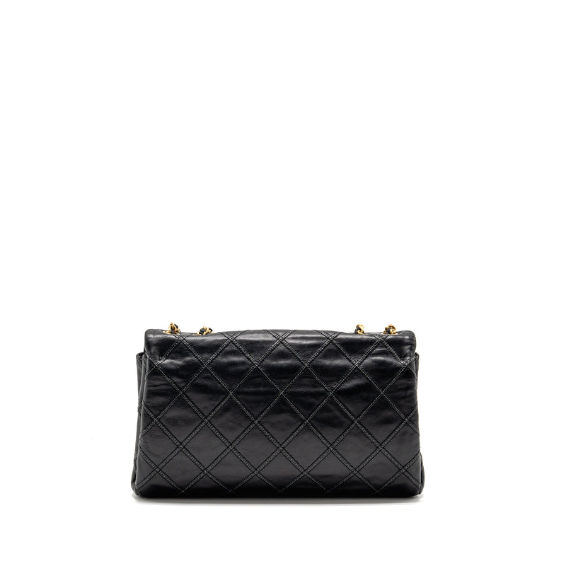 Chanel Thin City Flap Bag Lambskin Black GHW