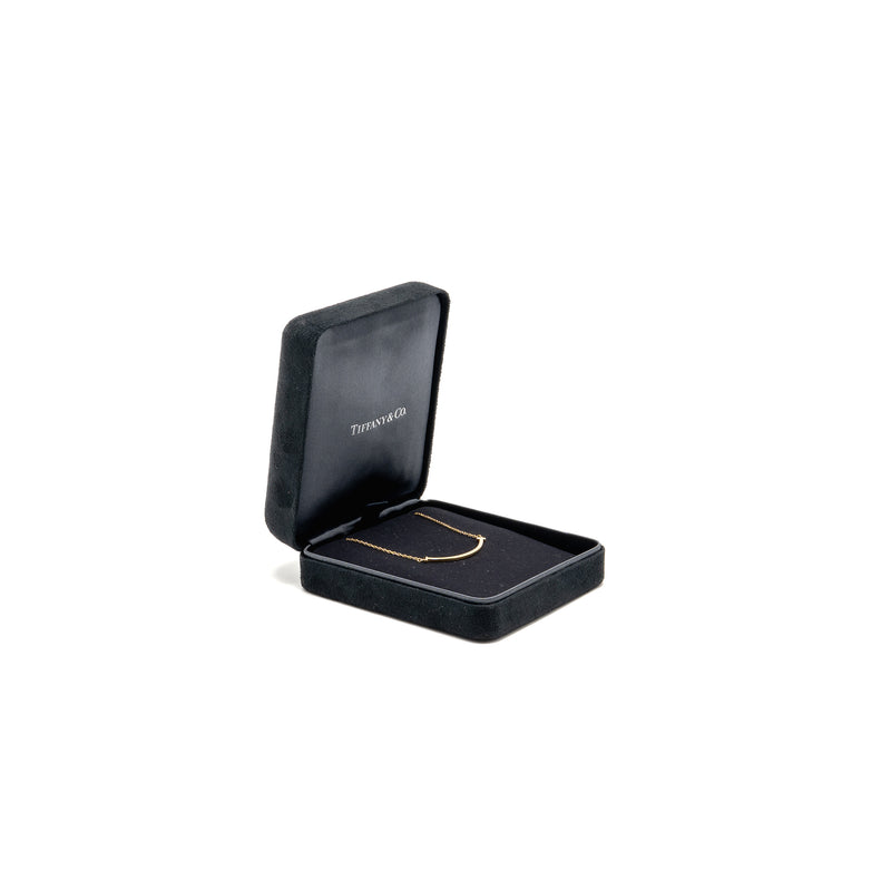 Tiffany T Smile Pendant Small Model Yellow Gold