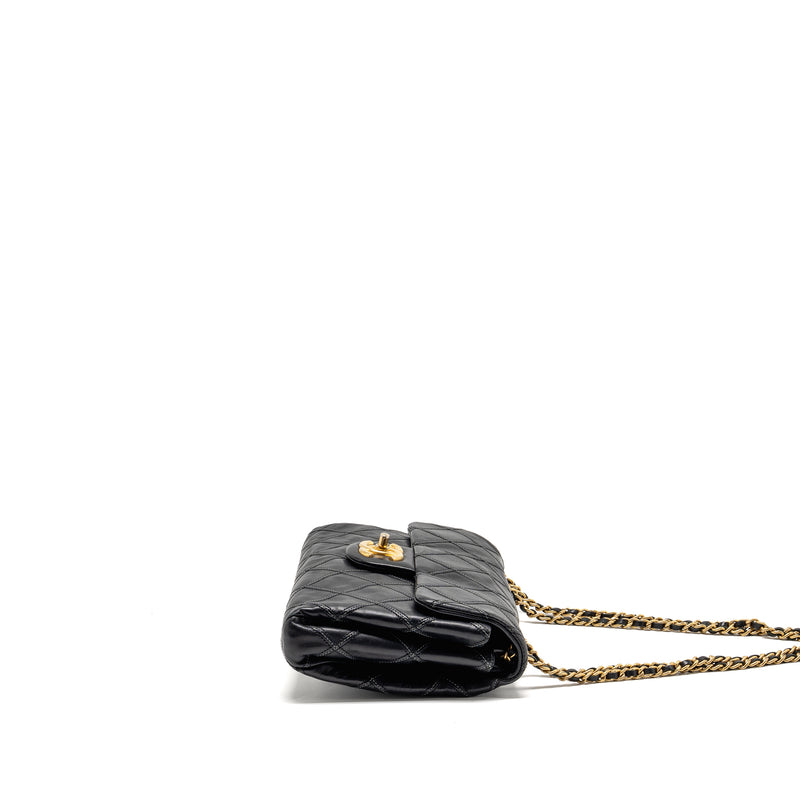 Chanel Thin City Flap Bag Lambskin Black GHW