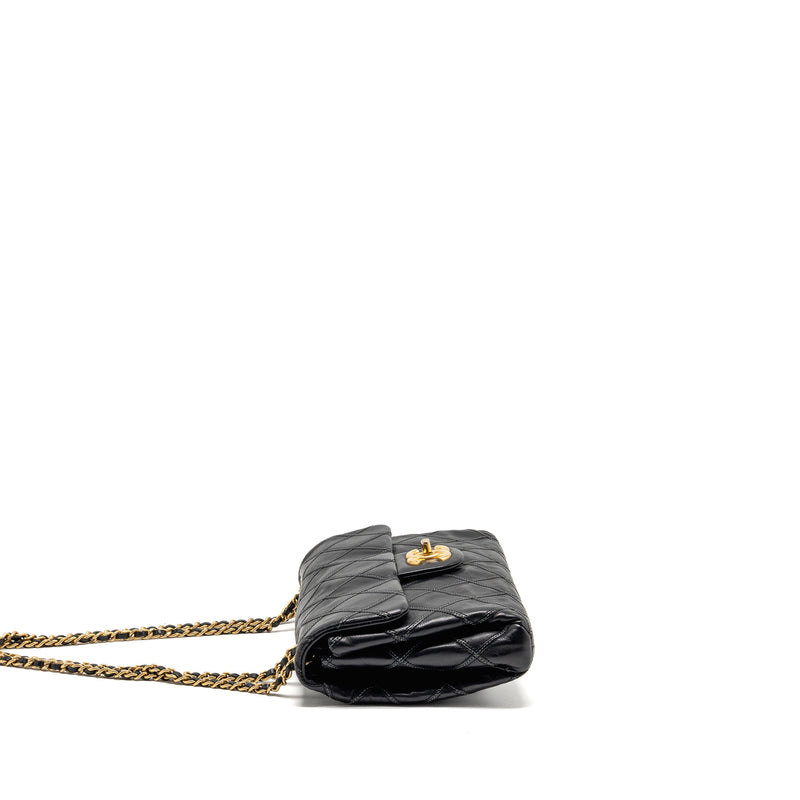 Chanel Thin City Flap Bag Lambskin Black GHW