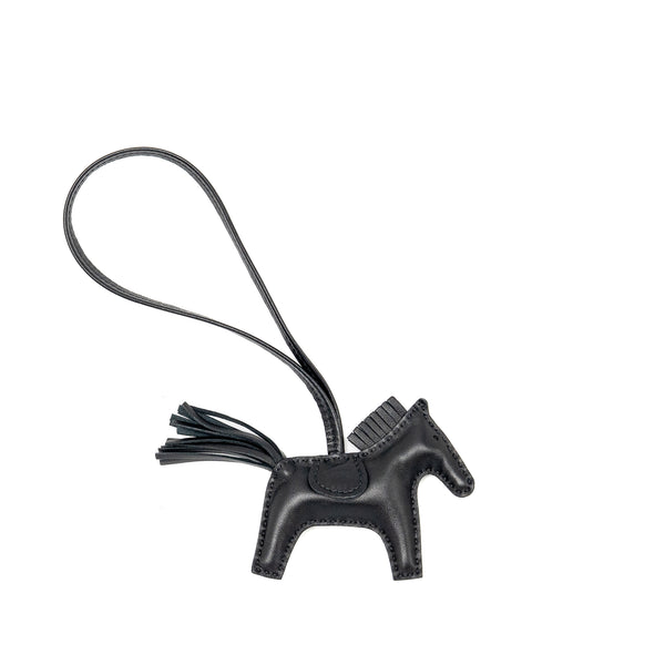 Hermes Rodeo PM Bag Charm So Black Stamp D