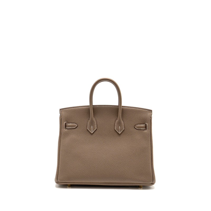 Hermes Birkin 25 Togo Etoupe GHW Stamp Z