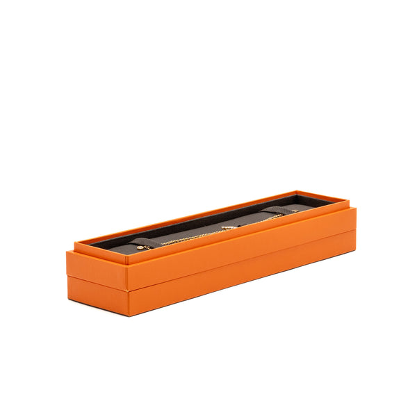 Hermes Size SH Finesse Bracelet Rose Gold, Diamonds