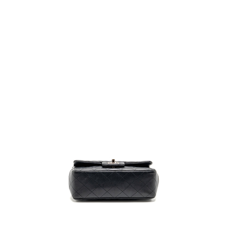 Chanel Mini Rectangular Flap Bag Lambskin Black SHW