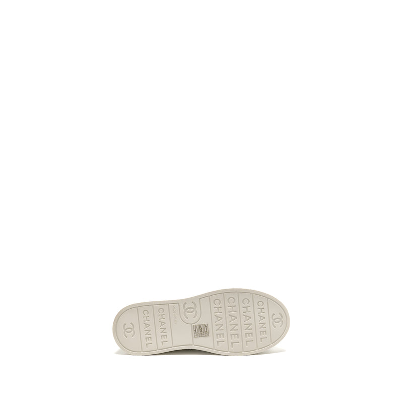 Chanel size 36.5 sneakers calfskin white LGHW