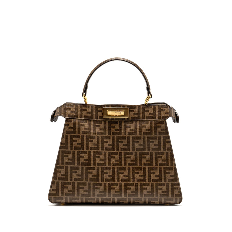 Fendi Peekaboo ISeeU Antonio Lopez Zucca coated canvas multicolour GHW