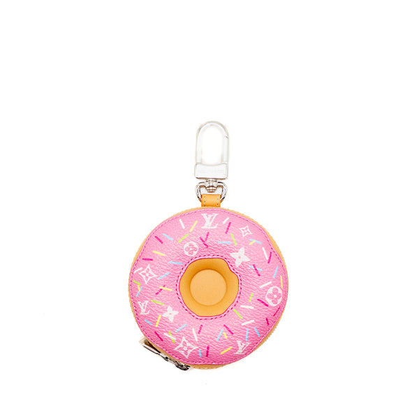Louis Vuitton Lv Donut Bag Charm Leather/Canvas Pink SHW
