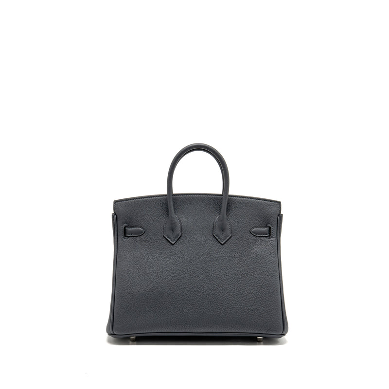 Hermes Birkin 25 Togo Gris Misty SHW Stamp W