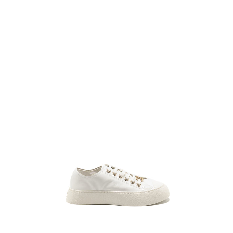 Chanel size 36.5 sneakers calfskin white LGHW