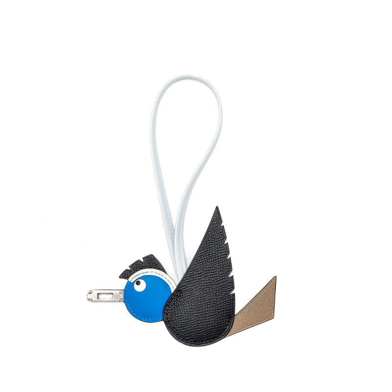 Hermes Birdy Charm Epsom/Chevre Mysore Multicolour SHW Stamp K