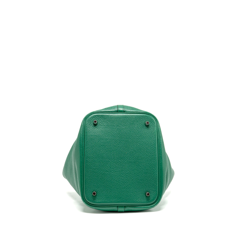 Hermes Picotin 22 Lock Bag Clemence Vert Vertigo SHW Stamp A