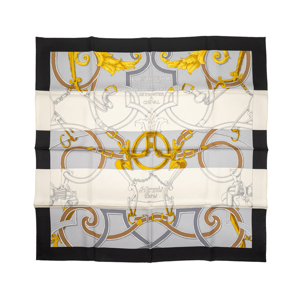 Hermes 90cm Silk Scarf L’Instruction du Roy Multicolour