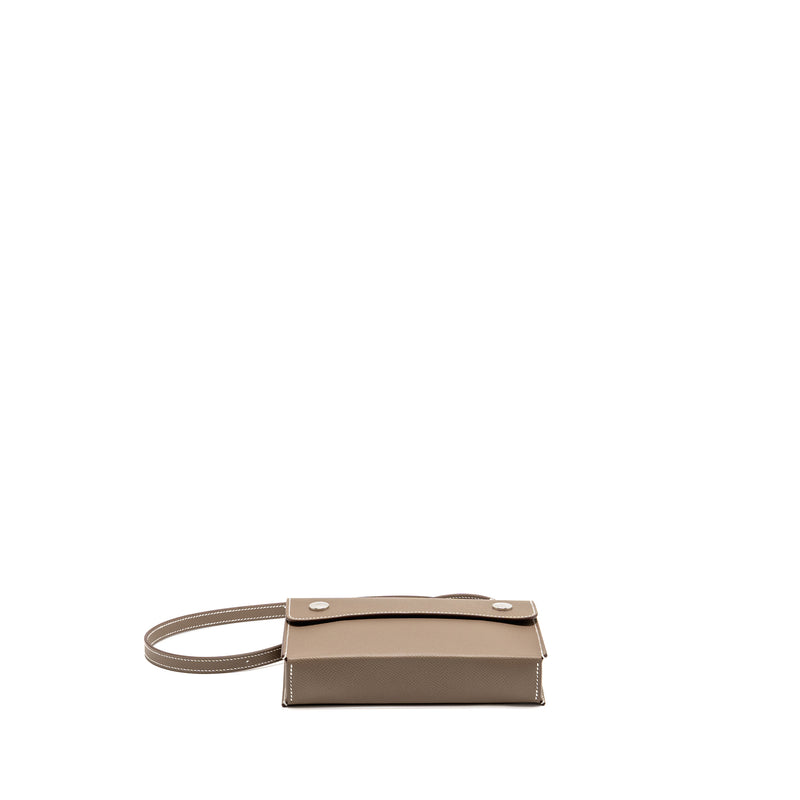 Hermes Hermesnap epsom Etoupe SHW stamp W