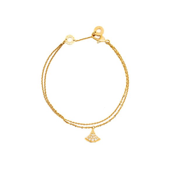 Bvlgari size S/M Diva’s Dream Bracelet 18k rose gold with diamonds