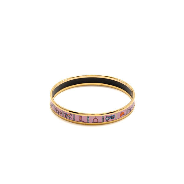 Hermes Couvertures et Tenues de Jour Bangle Color Patch RGHW