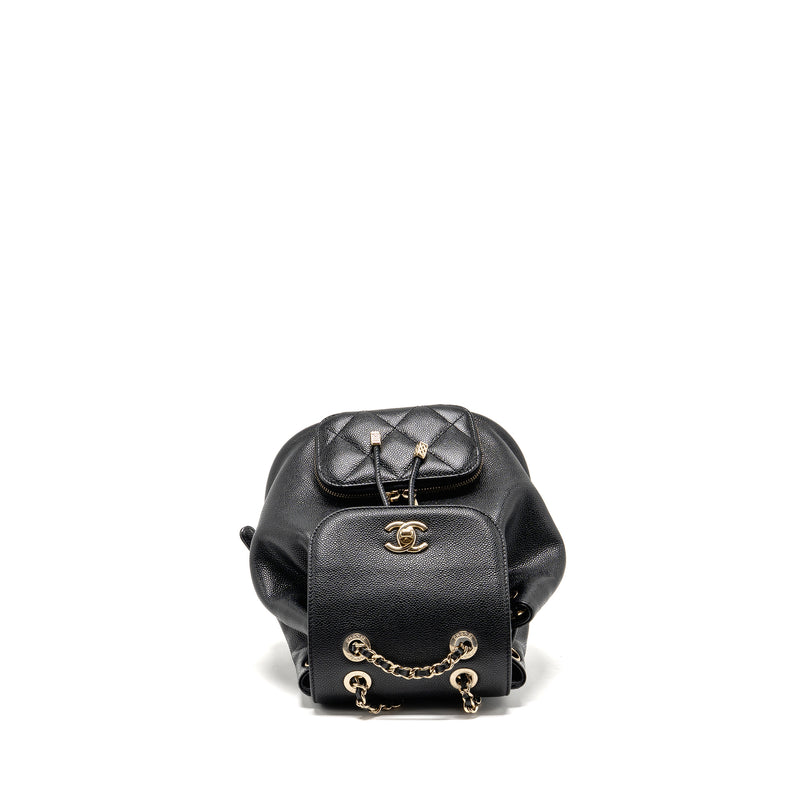 Chanel affinity backpack caviar black LGHW (microchip)