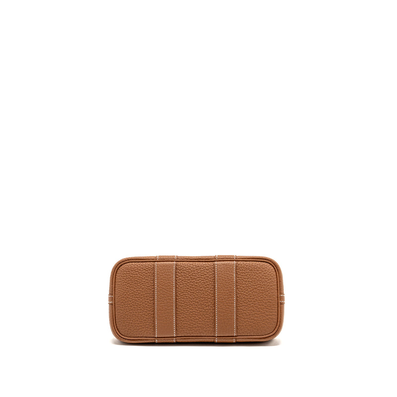 Hermes Garden Party 23 Canvas/Negonda Ecru-Beige/Gold SHW Stamp K