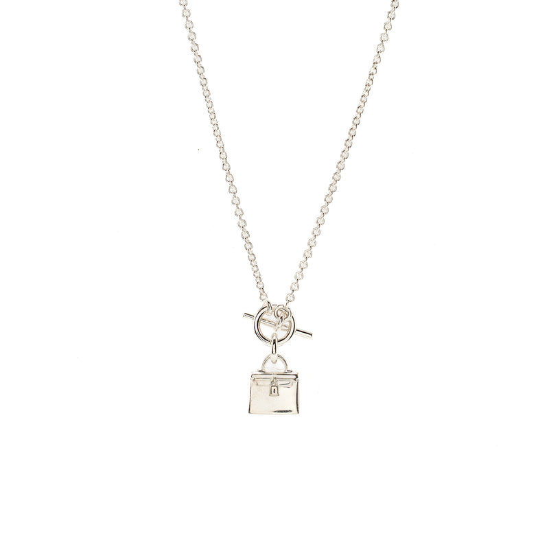 Hermes Kelly Amulette Pendant Sterling SILVER