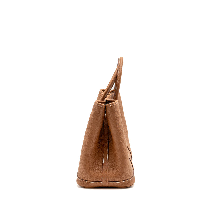 Hermes Garden Party 30 Negonda Gold SHW Stamp W