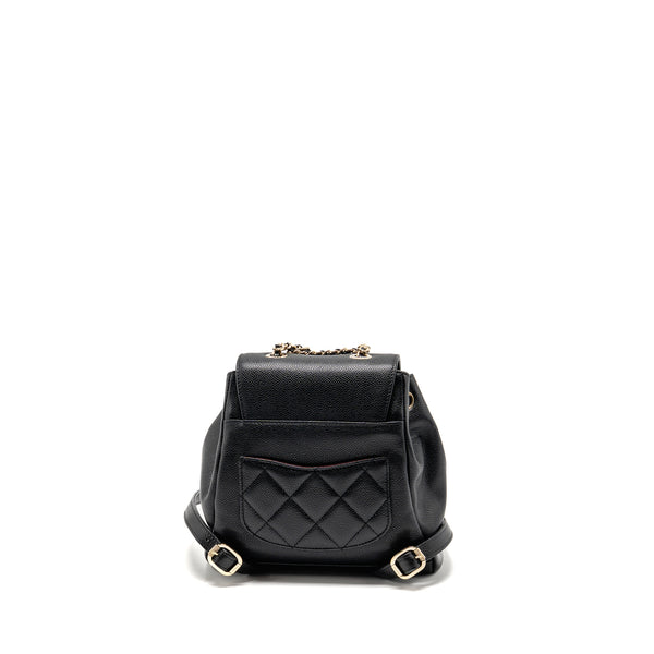 Chanel affinity backpack caviar black LGHW (microchip)