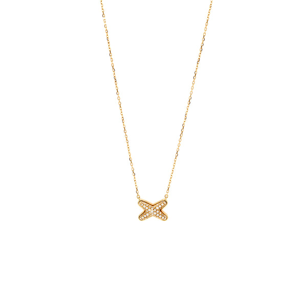 Chaumet Jeux De Liens Pendant Rose Gold, Diamond