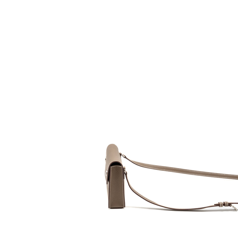 Hermes Hermesnap epsom Etoupe SHW stamp W