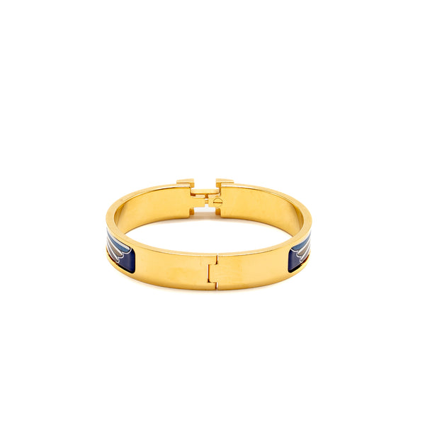 Hermes Size GM Clic H Bracelet Pegase Pop Multicolour GHW