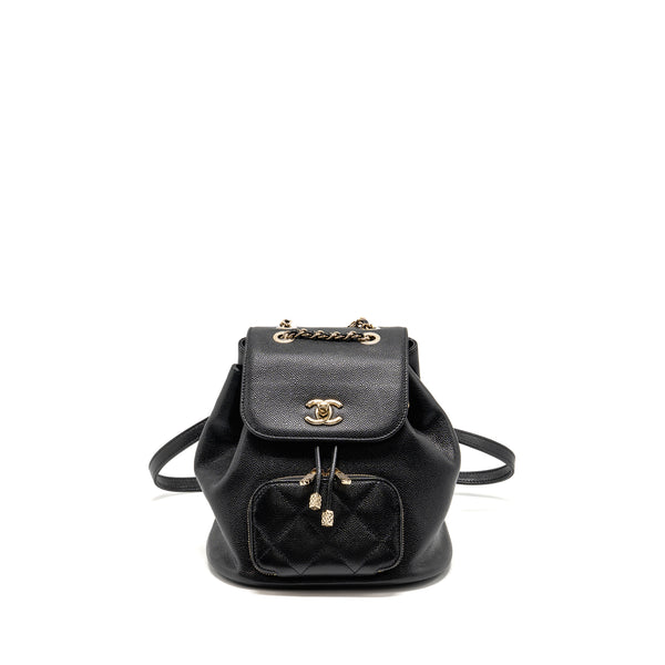 Chanel affinity backpack caviar black LGHW (microchip)