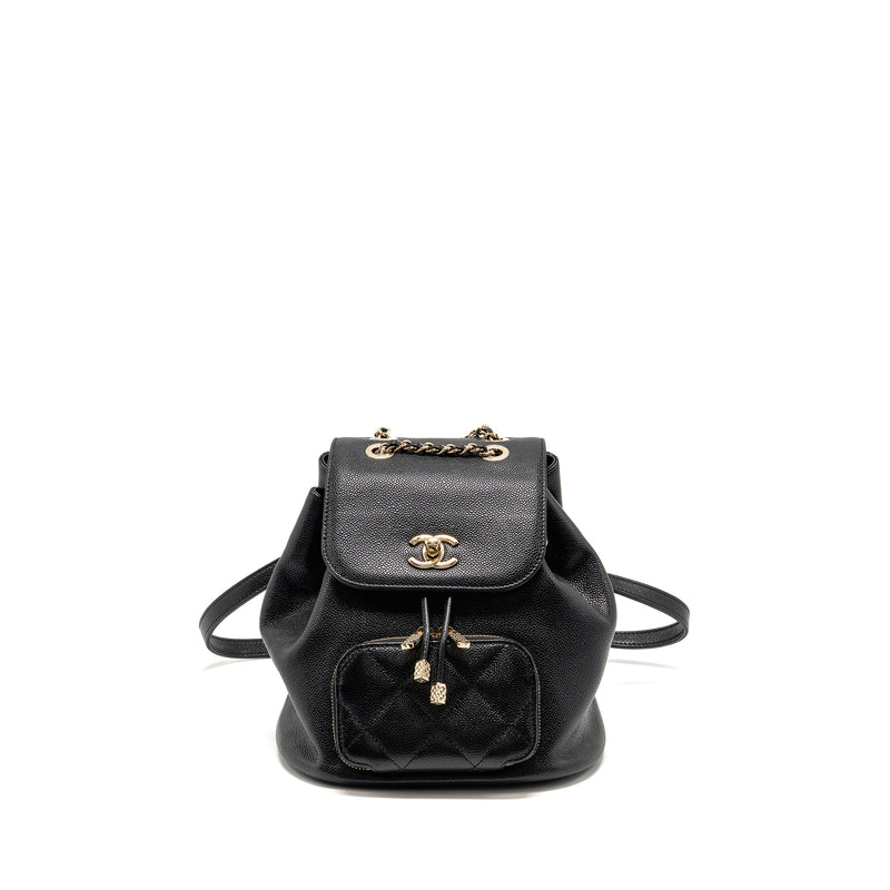 Chanel affinity backpack caviar black LGHW (microchip)