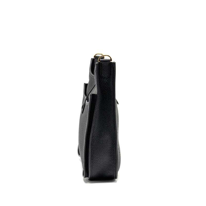 Hermes Evelyne 29 Clemence black GHW stamp Z