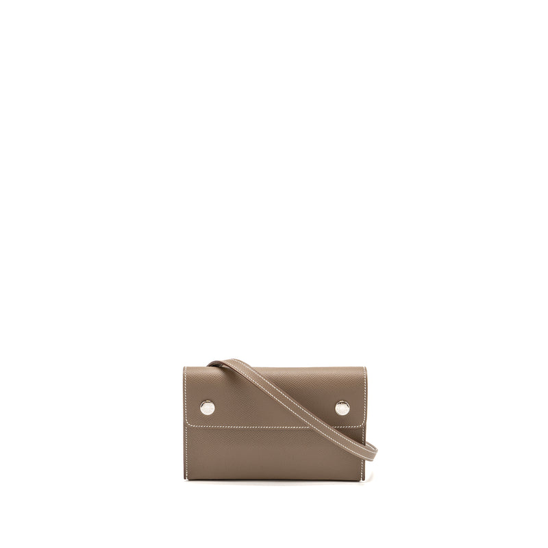 Hermes Hermesnap epsom Etoupe SHW stamp W