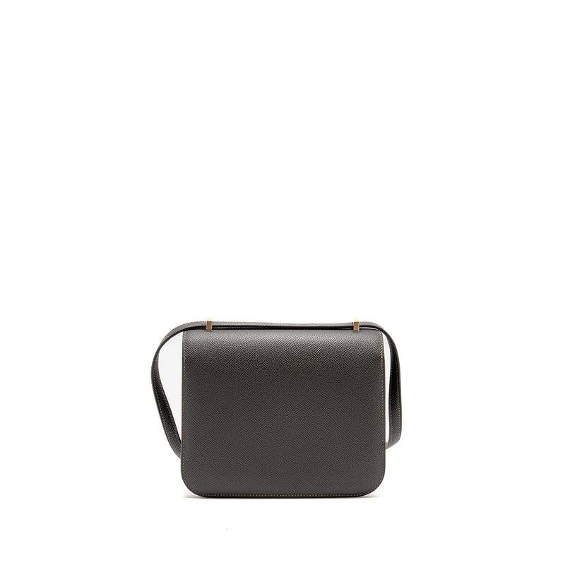 Hermes mini constance epsom graphite LGHW stamp B
