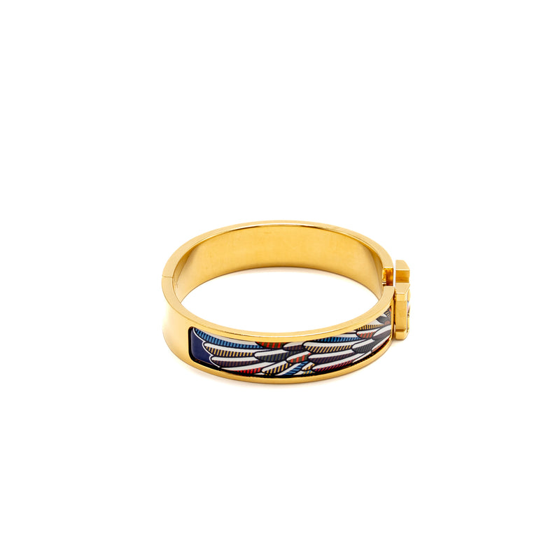 Hermes Size GM Clic H Bracelet Pegase Pop Multicolour GHW