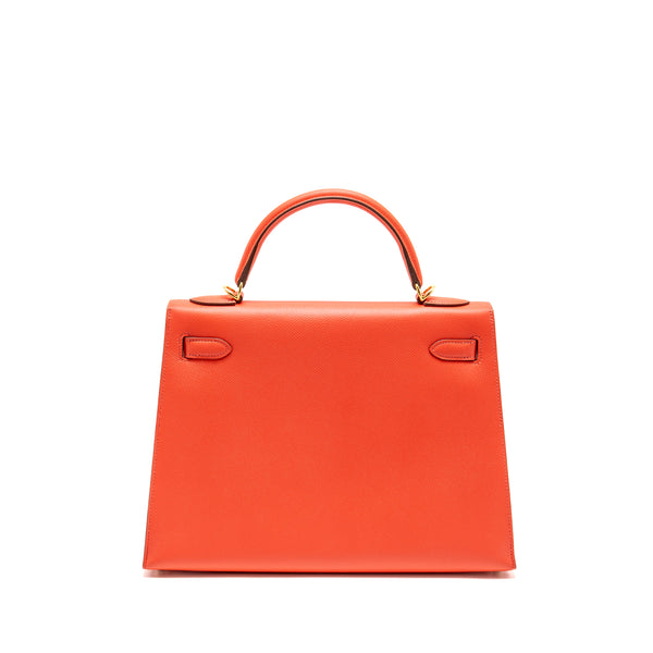 Hermes Kelly 32 Epsom T5 Rose Jaipur GHW Stamp T