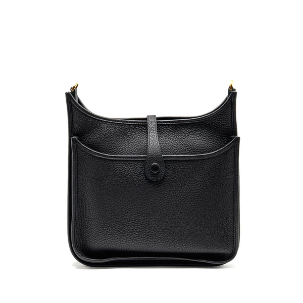 Hermes Evelyne 29 Clemence black GHW stamp Z