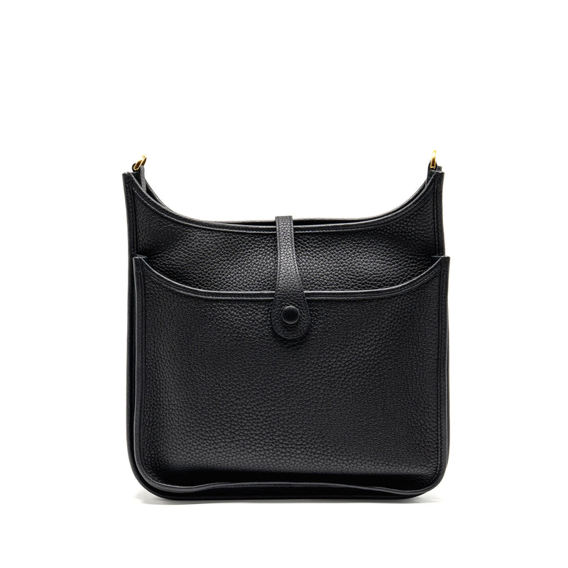 Hermes Evelyne 29 Clemence black GHW stamp Z