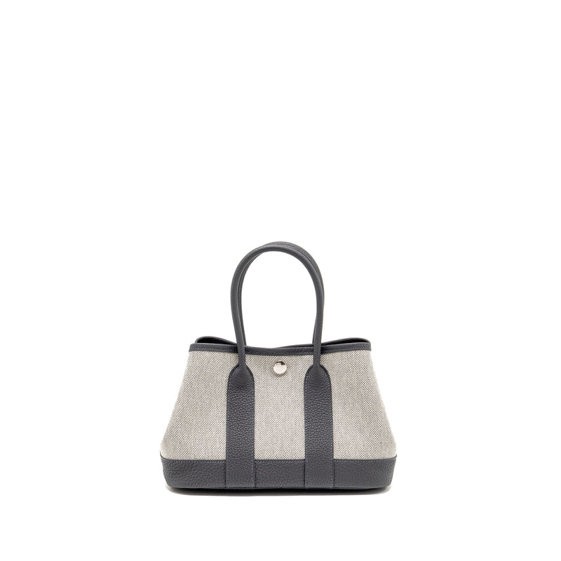 Hermes Neo Garden Party 23 Canvas/Negonda Ecru/Ardoise SHW Stamp K