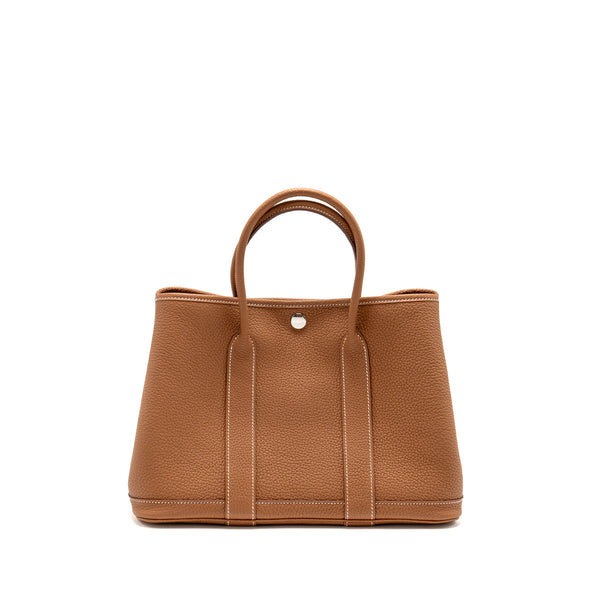 Hermes Garden Party 30 Negonda Gold SHW Stamp W