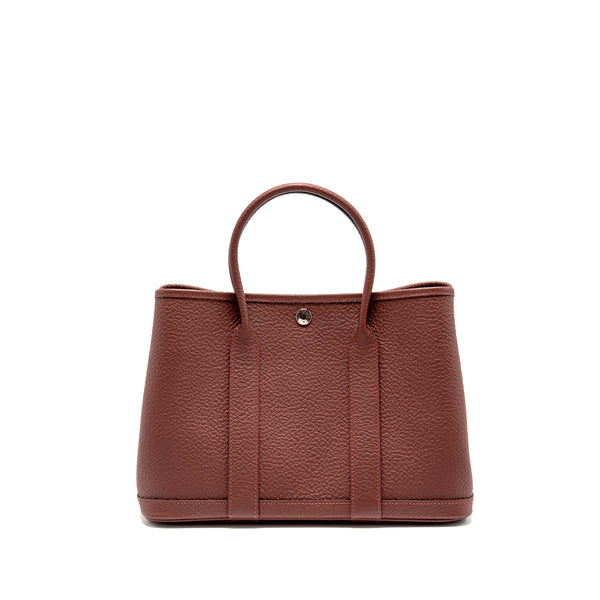 Hermes Garden Party 30 Country leather rouge H SHW stamp Y