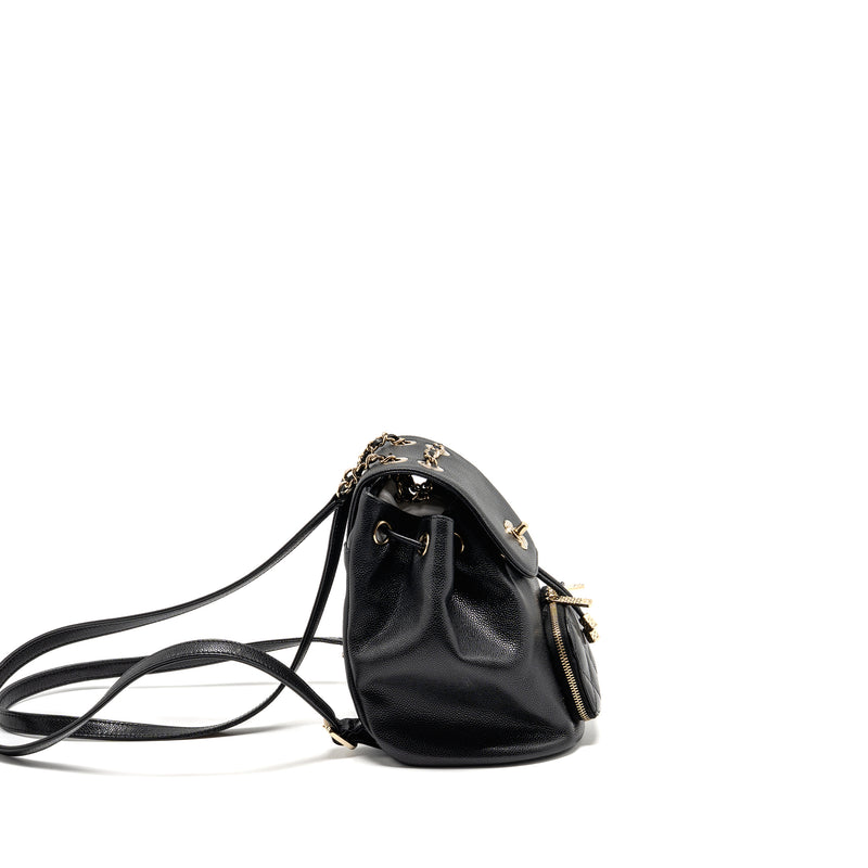 Chanel affinity backpack caviar black LGHW (microchip)