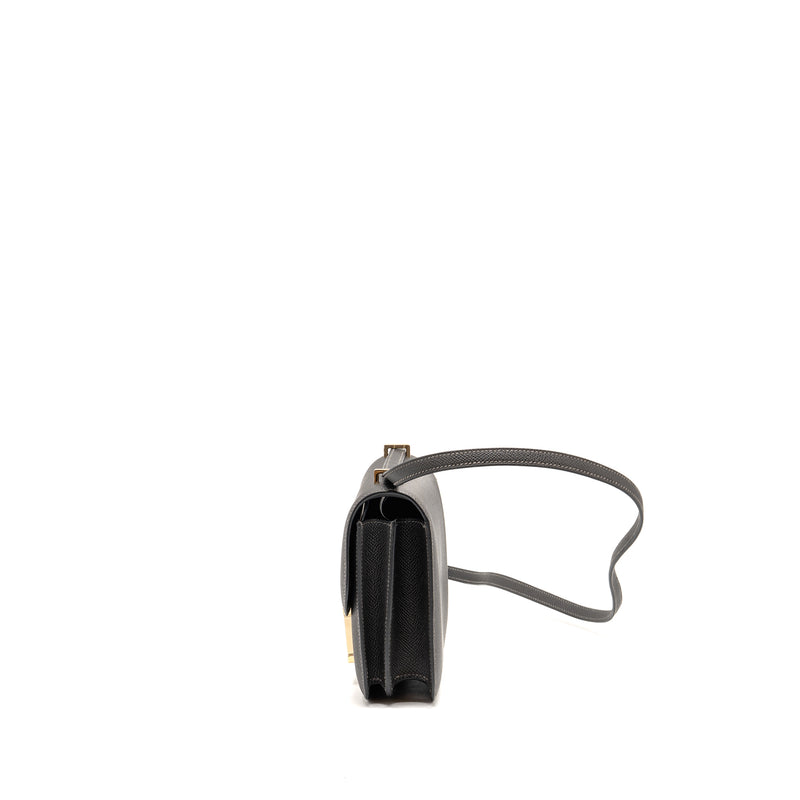 Hermes mini constance epsom graphite LGHW stamp B