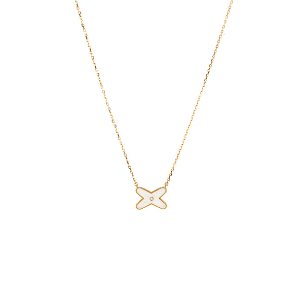 Chaumet Jeux De Liens Pendant rose gold / mother of pearl / diamond