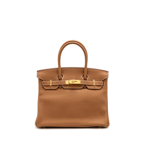 Hermes birkin 30 togo gold GHW Stamp Z