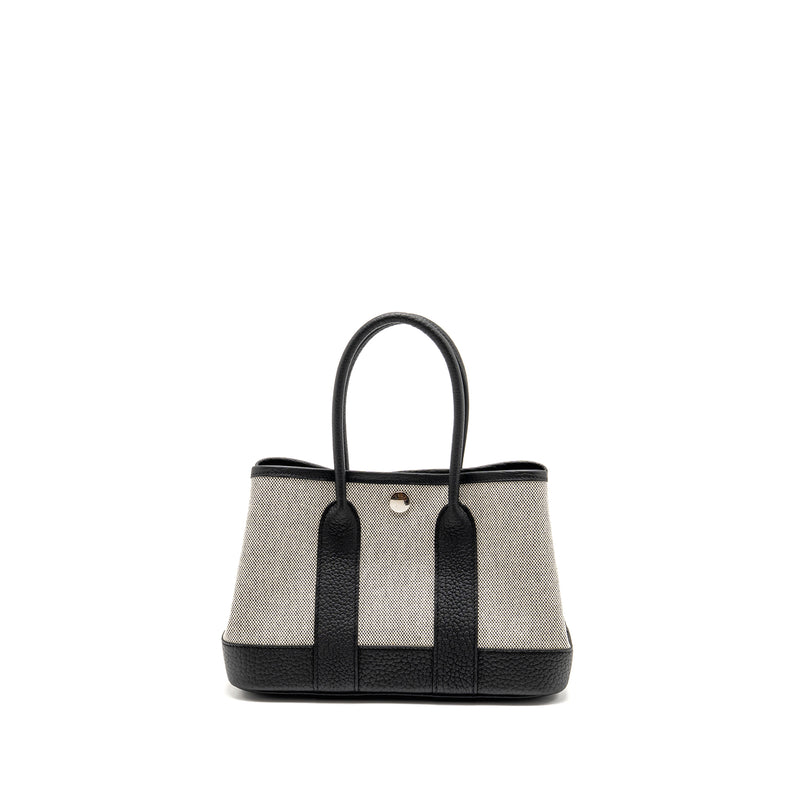 Hermes Garden Party 23 Canvas/Negonda Ecru-Black/Black SHW Stamp W